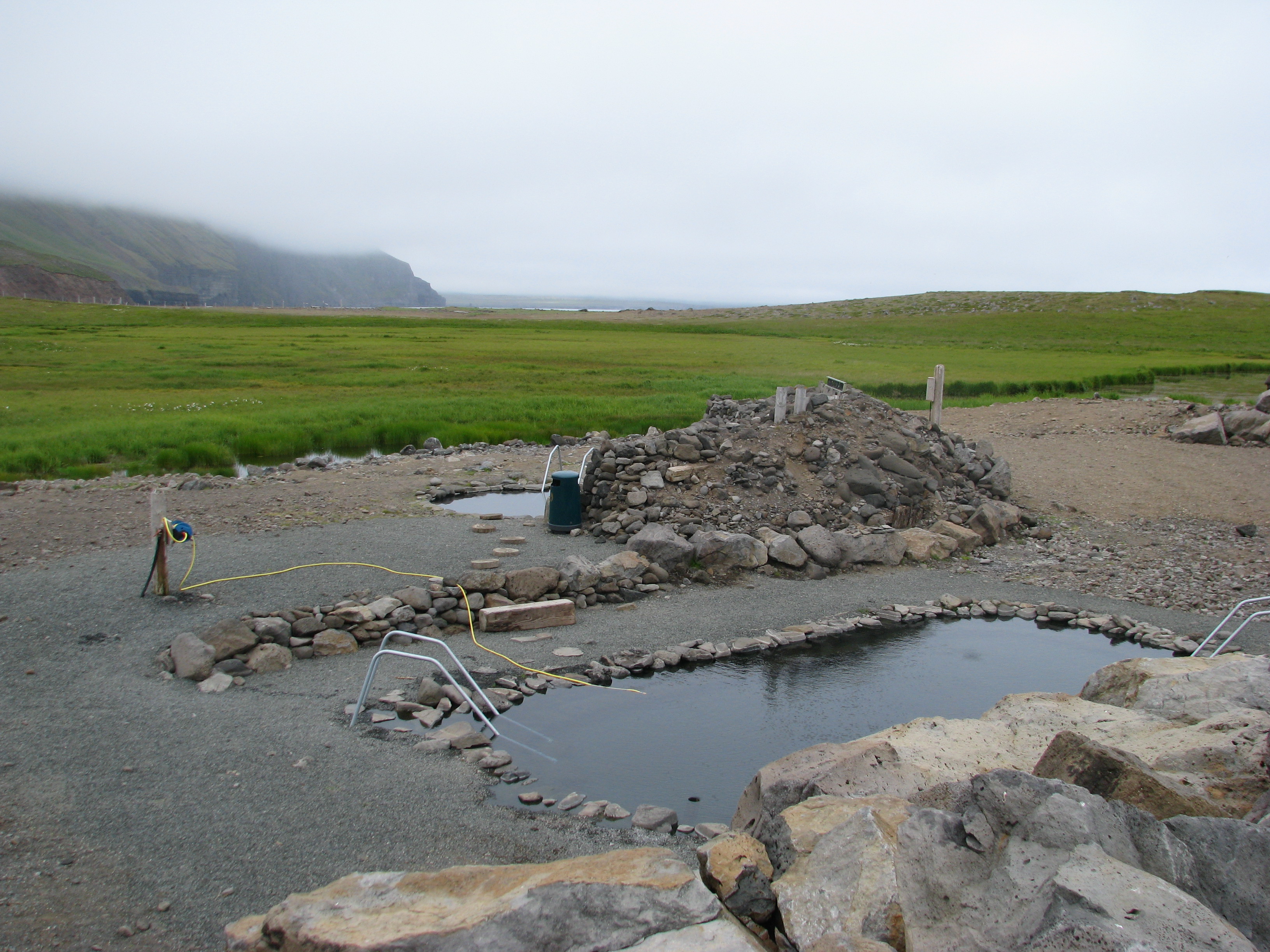 Grettislaug hot pool in North Iceland